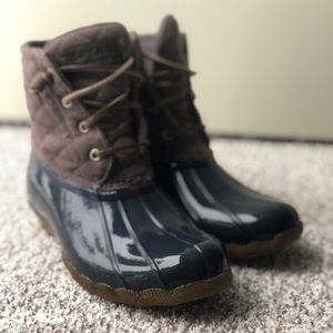Sperry waterproof rubber boot